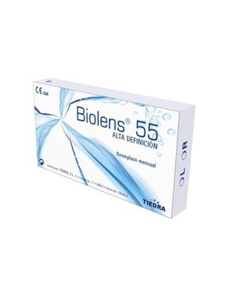 Biolens 55 Alta Definicion (3 lentillas) - 9,80 € | Óptica Hispania