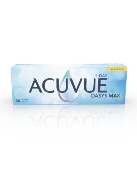 Acuvue Oasys MAX 1-Day Multifocal (30 lentillas) - 32,95 € | Óptica Hispania