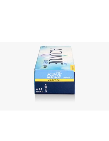 Acuvue Oasys MAX 1-Day Multifocal (30 lentillas) - 32,95 € | Óptica Hispania