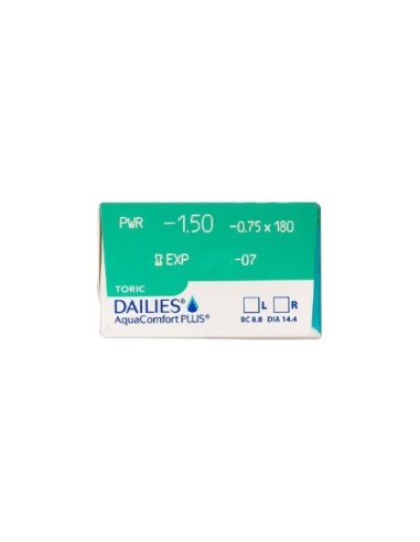 Dailies AquaComfort Plus Toric (30 lentillas) - 23,90 € | Óptica Hispania