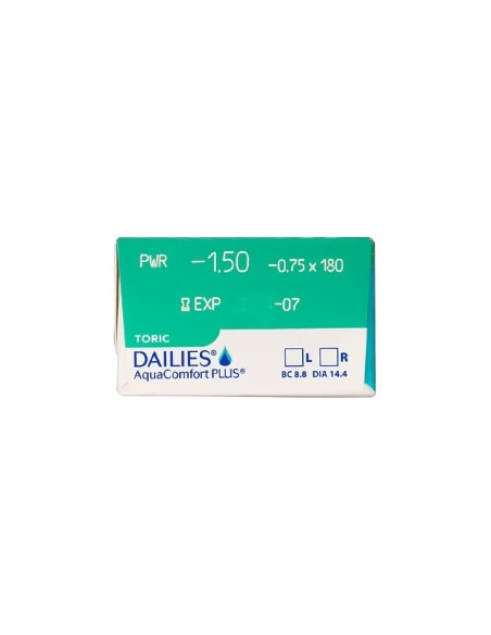 Dailies AquaComfort Plus Toric (30 lentillas) - 23,90 € | Óptica Hispania