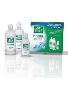 Opti-Free Puremoist 2x300 ml + 90 ml Gratis - 23,50 € | Óptica Hispania