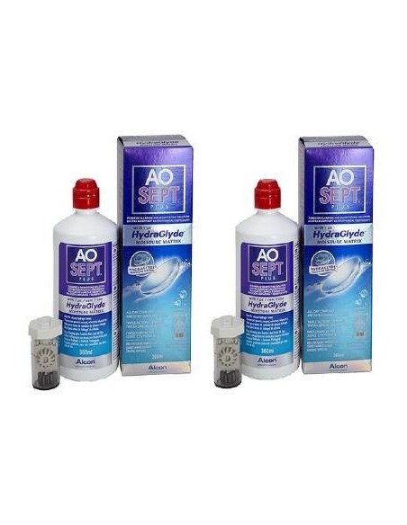 AOSEPT PLUS Hydraglyde 2x360 ml - 27,95 € | Óptica Hispania