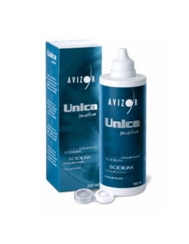 Solución Unica Sensitive 350 ml - 6,15 € | Óptica Hispania