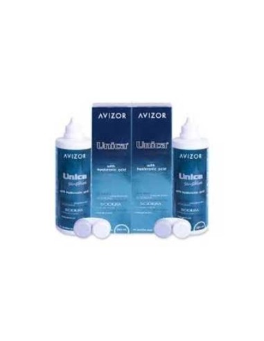 Solución Unica Sensitive 2x350 ml - 11,80 € | Óptica Hispania