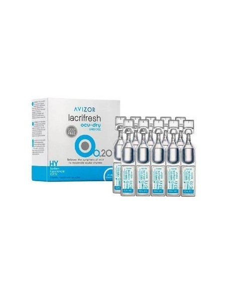 Lacrifresh Ocu-Dry 0,20% monodosis 20x0,4 ml - 6,50 € | Óptica Hispania