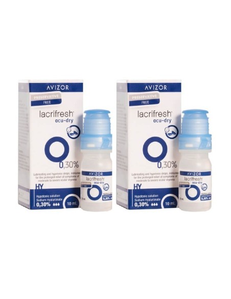 Lacrifresh Ocu-Dry 0.30% 2x10 ml - 16,90 € | Óptica Hispania