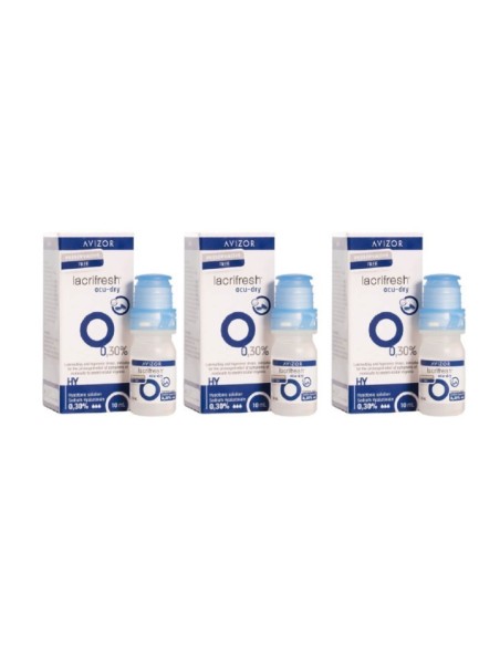 Lacrifresh Ocu-Dry 0.30% 3x10 ml - 23,70 € | Óptica Hispania