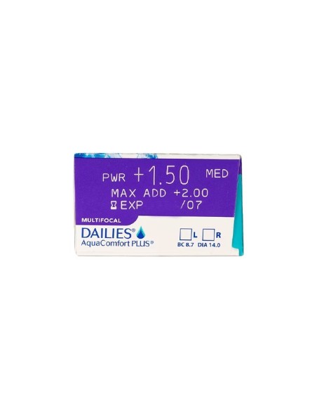 Dailies AquaComfort Plus Multifocal (30 lentillas) - 27,50 € | Óptica Hispania