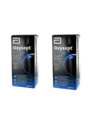 Oxysept Comfort un Solo Paso 2x360 ml - 30,00 € | Óptica Hispania