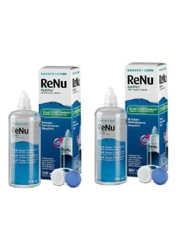 Renu Multiplus 2X360 ml - 18,10 € | Óptica Hispania