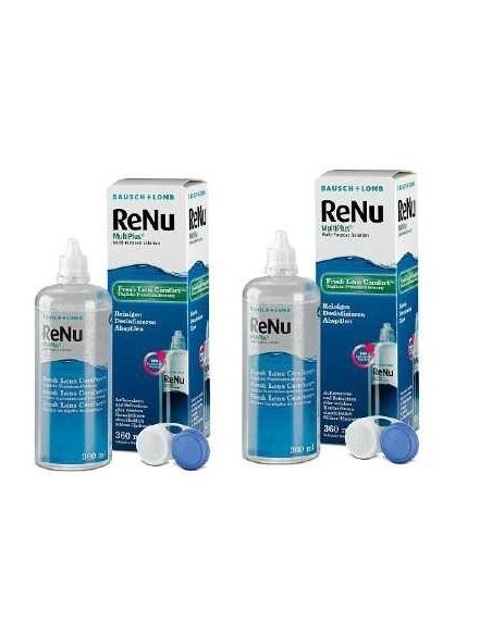 Renu Multiplus 2X360 ml - 18,10 € | Óptica Hispania
