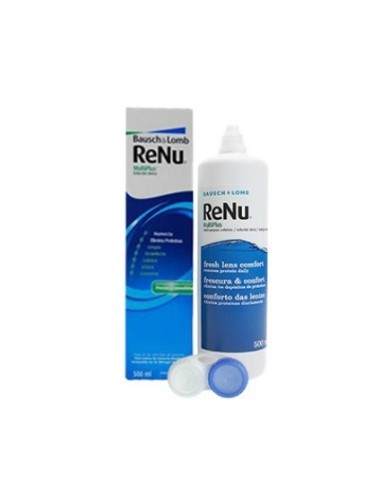 Renu Multiplus 500 ml - 10,30 € | Óptica Hispania