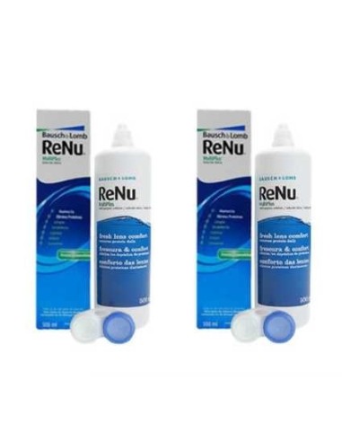 Renu Multiplus 2x500 ml - 19,90 € | Óptica Hispania