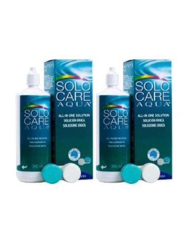 Solocare Aqua 2x360 ml - 13,45 € | Óptica Hispania