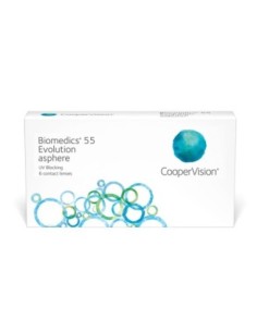 Biomedics 55 Evolution (6 lentillas) - 16,90 € | Óptica Hispania