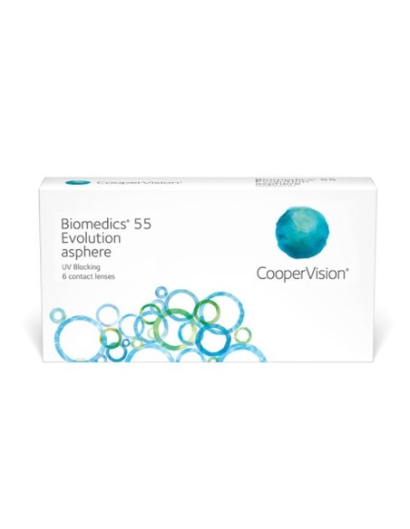 Biomedics 55 Evolution (6 lentillas) - 16,90 € | Óptica Hispania