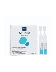 Acuaiss Dual Gel monodosis 20x0,35 - 7,95 € | Óptica Hispania