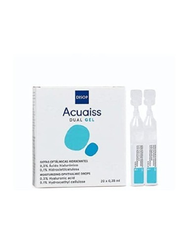 Acuaiss Dual Gel monodosis 20x0,35 - 7,95 € | Óptica Hispania