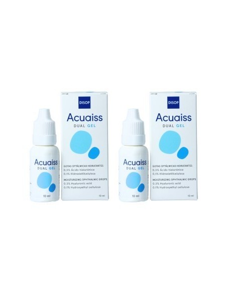 Acuaiss Dual Gel 2x10 ml - 14,30 € | Óptica Hispania