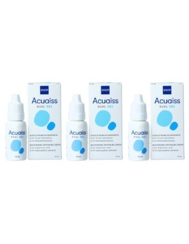 Acuaiss Dual Gel 3x10 ml - 21,40 € | Óptica Hispania