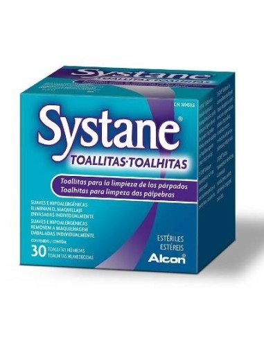 Systane Toallitas 30 Unidades - 11,90 € | Óptica Hispania