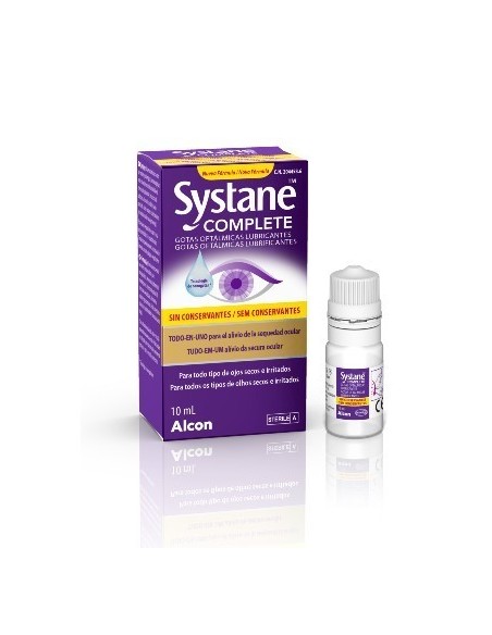 Systane Complete sin conservantes 10 ml - 12,60 € | Óptica Hispania