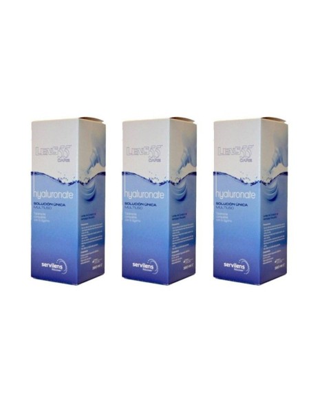 Lens 55 Care Hyaluronate Plus 3x360 ml - 15,55 € | Óptica Hispania