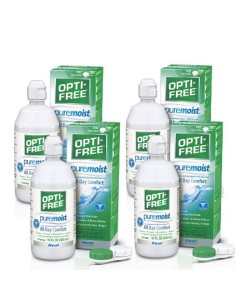 Opti-Free Puremoist 4x300 ml + 2x90 ml GRATIS - 47,90 € | Óptica Hispania