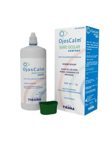 OjosCalm Baño Ocular 360 ml - 5,60 € | Óptica Hispania