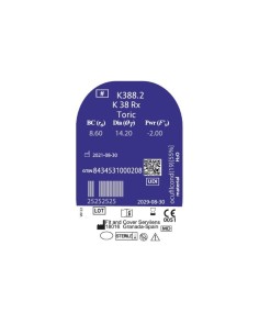 K 38 Toric Rx (1 Lentilla) - 38,90 € | Óptica Hispania
