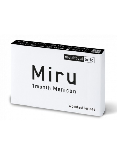 Miru 1 month Menicon Multifocal Toric (6 lentillas) - 49,90 € | Óptica Hispania