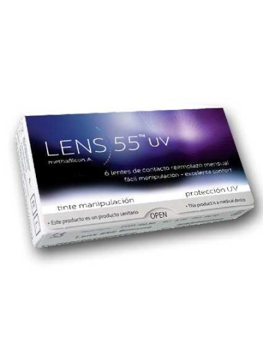 Lens 55 UV (6 lentillas) - 14,30 € | Óptica Hispania