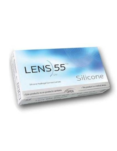 Lens 55 Silicone (6 lentillas) - 21,30 € | Óptica Hispania