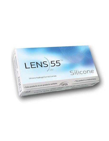 Lens 55 Silicone (6 lentillas) - 21,30 € | Óptica Hispania