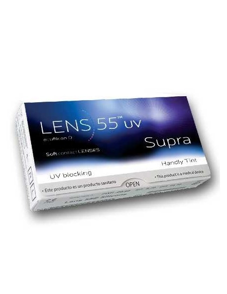 Lens 55 UV Supra (6 lentillas) - 14,20 € | Óptica Hispania