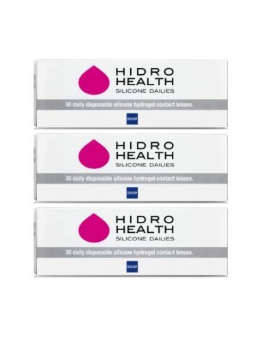 Hidro Health Silicone Dailies (90 lentillas) - 62,80 € | Óptica Hispania