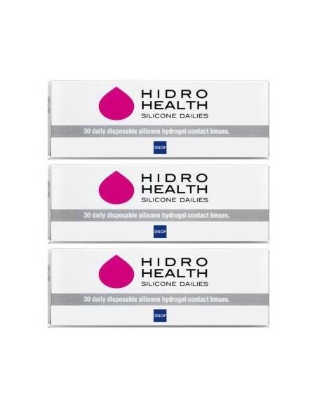 Hidro Health Silicone Dailies (90 lentillas) - 62,80 € | Óptica Hispania