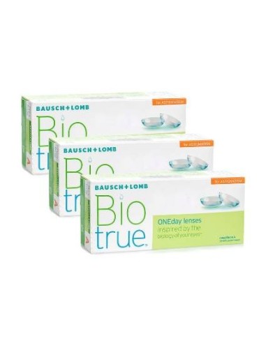 Biotrue OneDay for Astigmatism (90 lentillas) - 59,90 € | Óptica Hispania