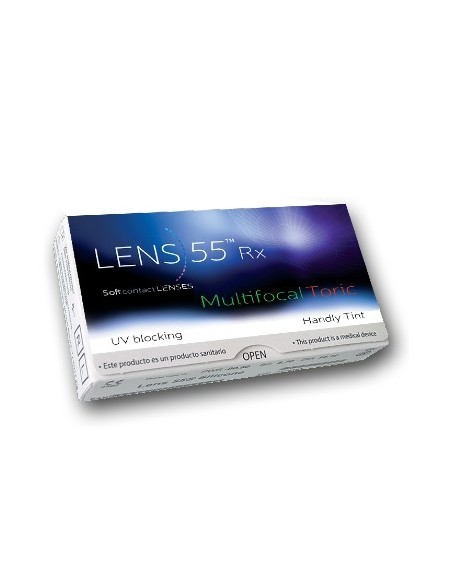 Lens 55 Rx Multifocal Toric (6 lentillas) - 56,90 € | Óptica Hispania