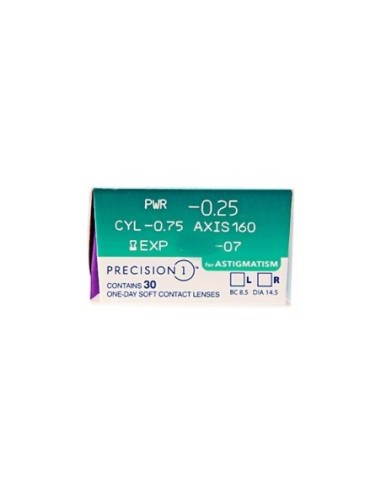 Precision1 for astigmatism (30 lentillas) - 23,95 € | Óptica Hispania