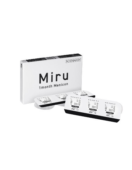 Miru 1 month Menicon Toric (6 lentillas) - 39,40 € | Óptica Hispania