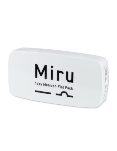 Miru 1day Menicon Flat Pack (30 lentillas) - 22,70 € | Óptica Hispania