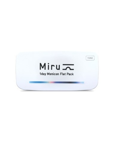Miru 1day Menicon Flat Pack Toric (30 lentillas) - 28,85 € | Óptica Hispania