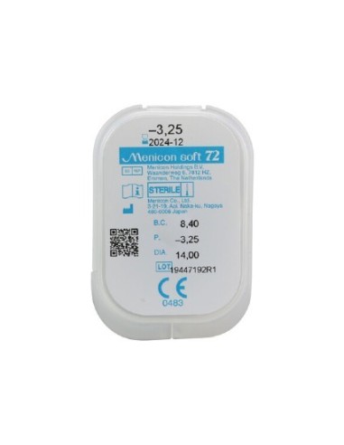 Menicon Soft 72 (1 lentilla) - 75,20 € | Óptica Hispania