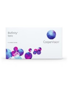 Biofinity Toric (6 lentillas) - 36,90 € | Óptica Hispania