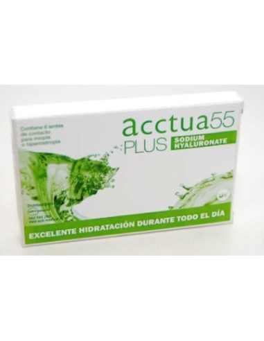 Acctua 55 Plus SH (6 lentillas) - 18,20 € | Óptica Hispania
