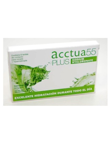 Acctua 55 Plus SH (6 lentillas) - 18,20 € | Óptica Hispania