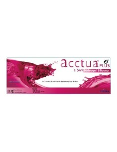 Acctua Plus 1 Day Hidrogel Silicona (30 lentillas) - 23,95 € | Óptica Hispania