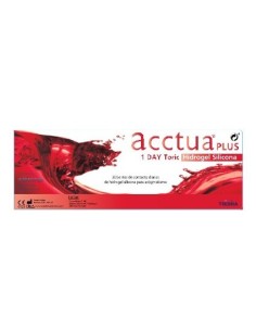 Acctua Plus 1 Day Toric Hidrogel Silicona (30 lentillas) - 34,95 € | Óptica Hispania